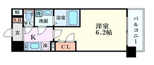 エスリード谷町六丁目レジデンスの物件間取画像